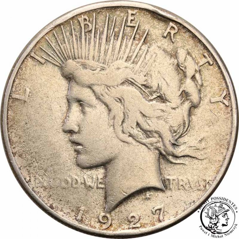 USA Peace 1 dolar 1927 S San Francisco st. 3-