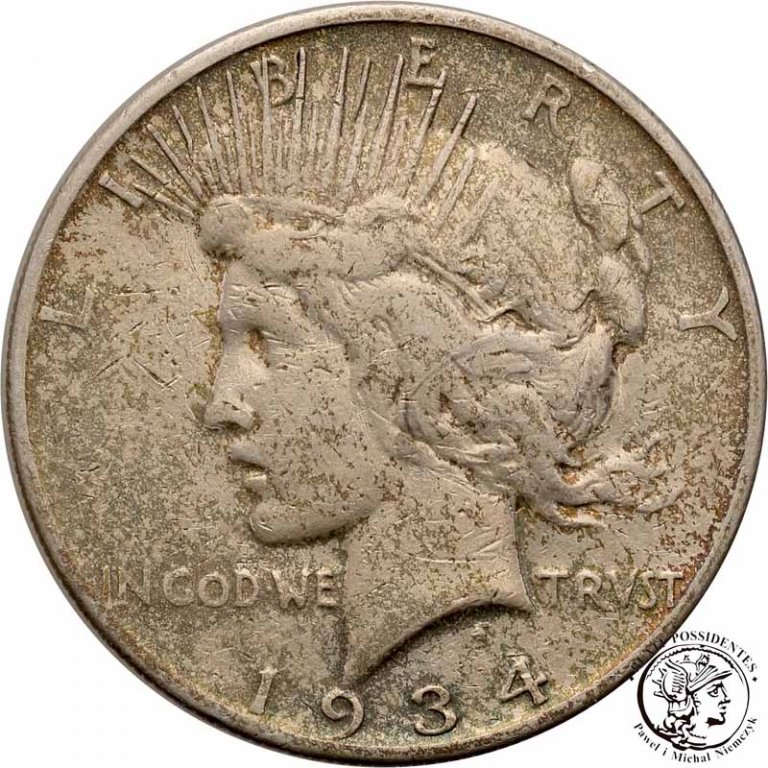 USA Peace 1 dolar 1934 S San Francisco st. 3