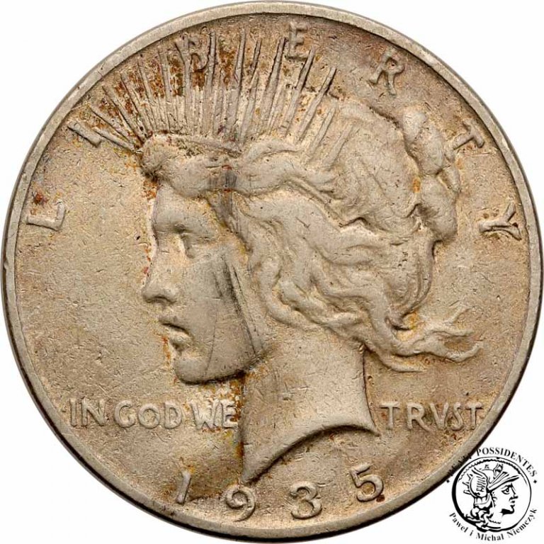 USA Peace 1 dolar 1935 st. 3