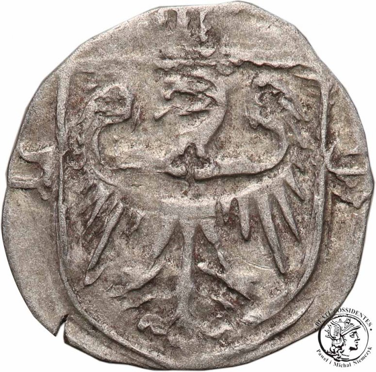 Śląsk Oleśnica halerz (1416-1445) st. 3-