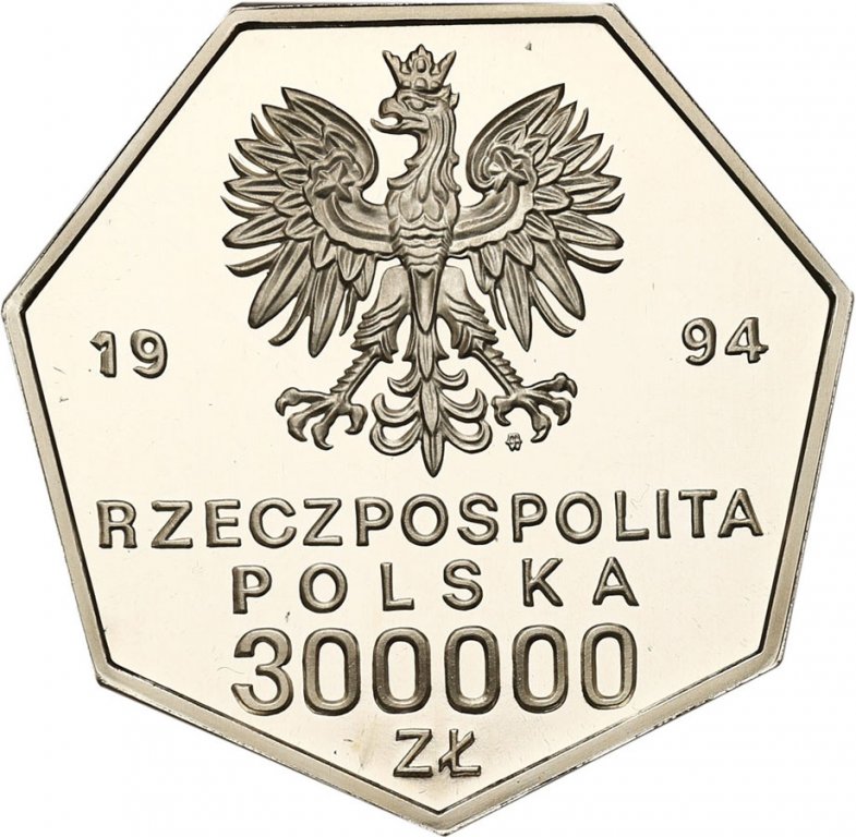 III RP 300 000 złotych 1994 Bank Polski st.L-