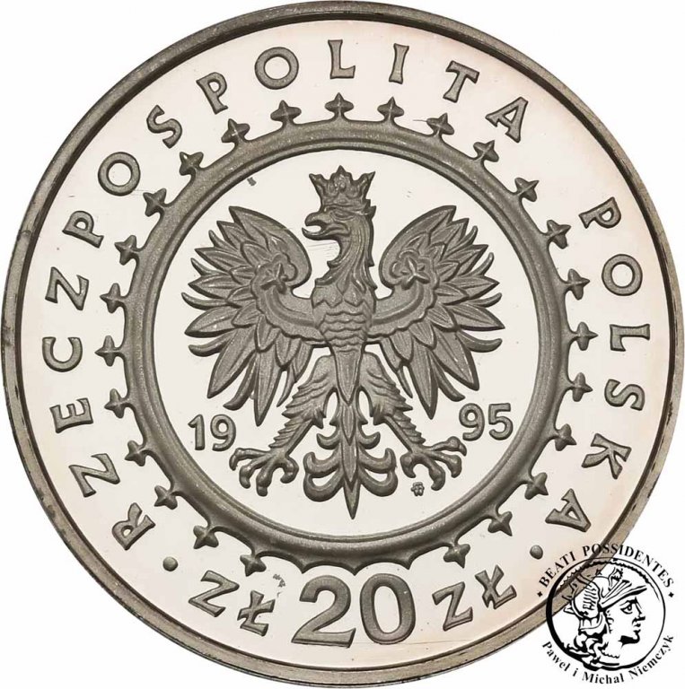 Polska III RP 20 złotych 1995 Łazienki st.L-