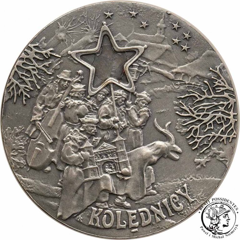 Polska III RP 20 złotych 2001 Kolędnicy st.(-)