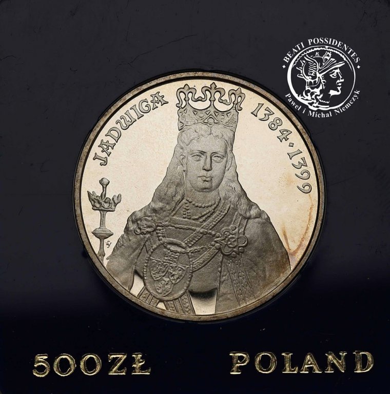 Polska PRL 500 złotych 1988 Jadwiga st.L