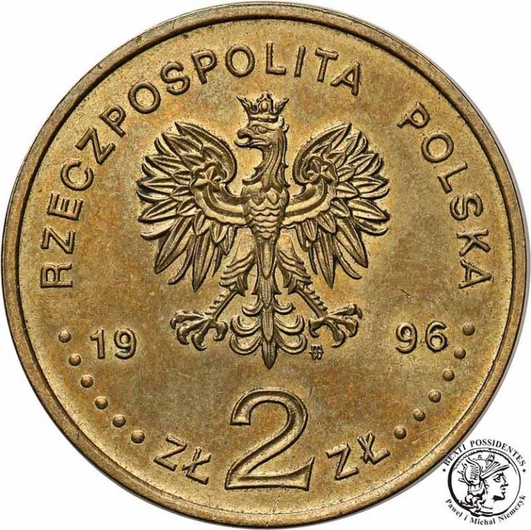 Polska III RP 2 złote 1996 Sienkiewicz st.1-