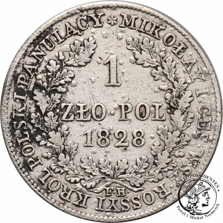 Polska złotówka 1828 FH Mikołaj I st. 3