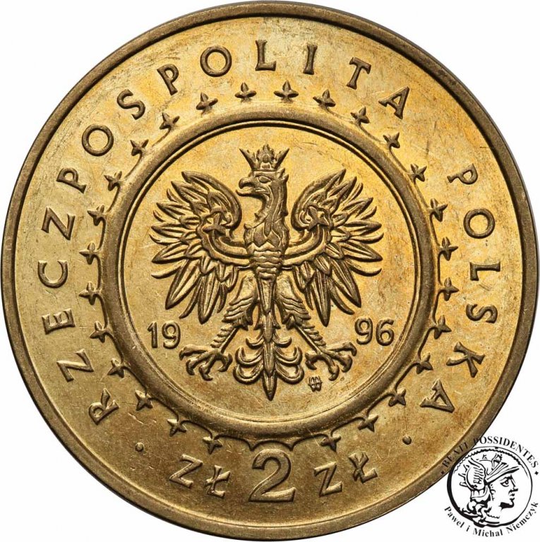 III RP 2 złote 1996 Lidzbark Warmiński st. 1-/2+