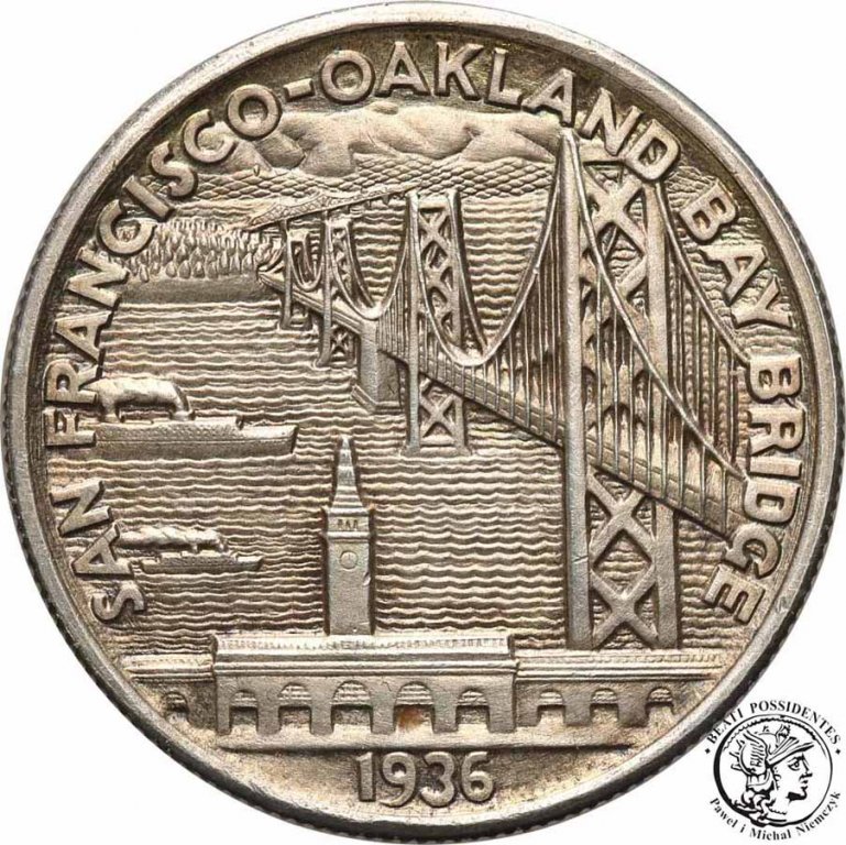 USA 1/2 dolara 1936 San Francisco st. 2