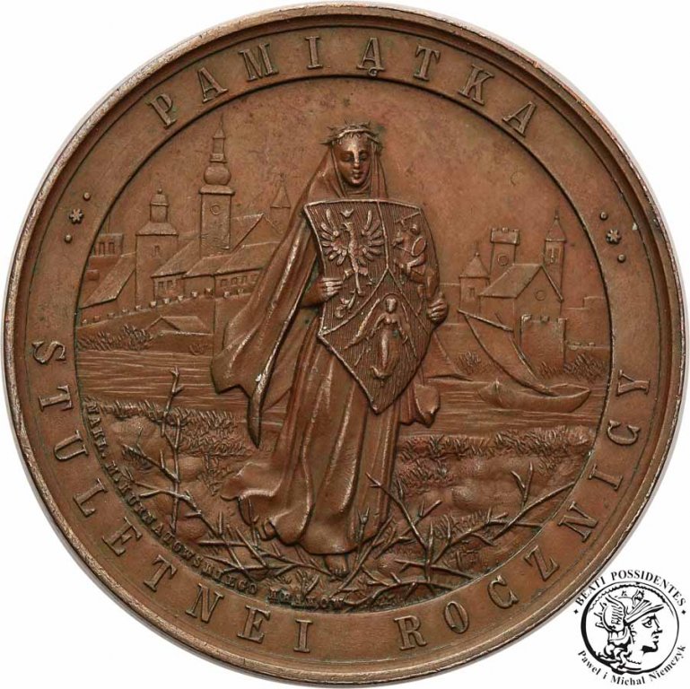 Polska medal 1891 Konstytucja 3 Maja st. 2/2+
