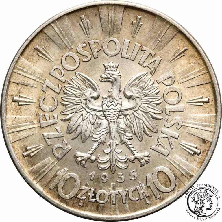 Polska 10 złotych 1935 Piłsudski st. 2