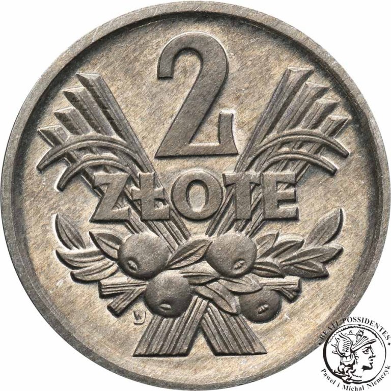 Polska PRL 2 złote 1973 ODWROTKA st. 1-/2+