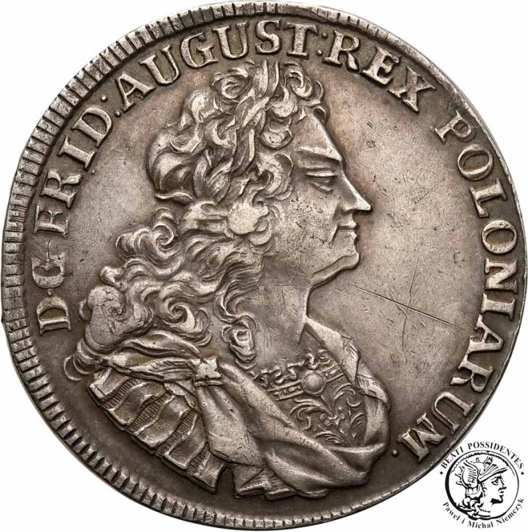 August II Mocny 2/3 talara (gulden) 1712 st. 2-