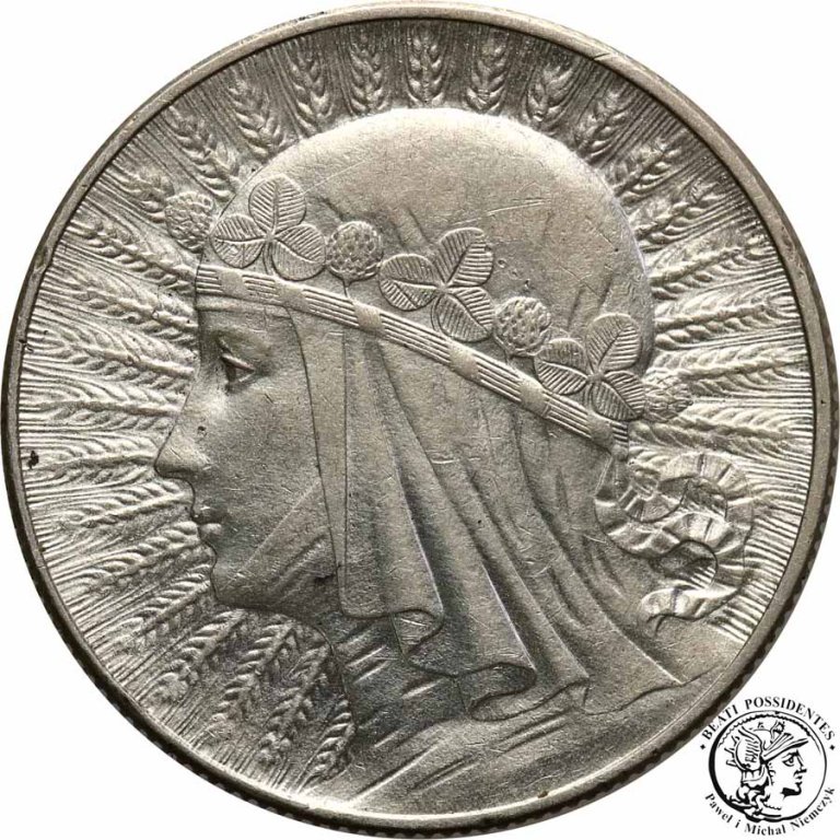 5 złotych 1933 głowa kobiety st. 2+