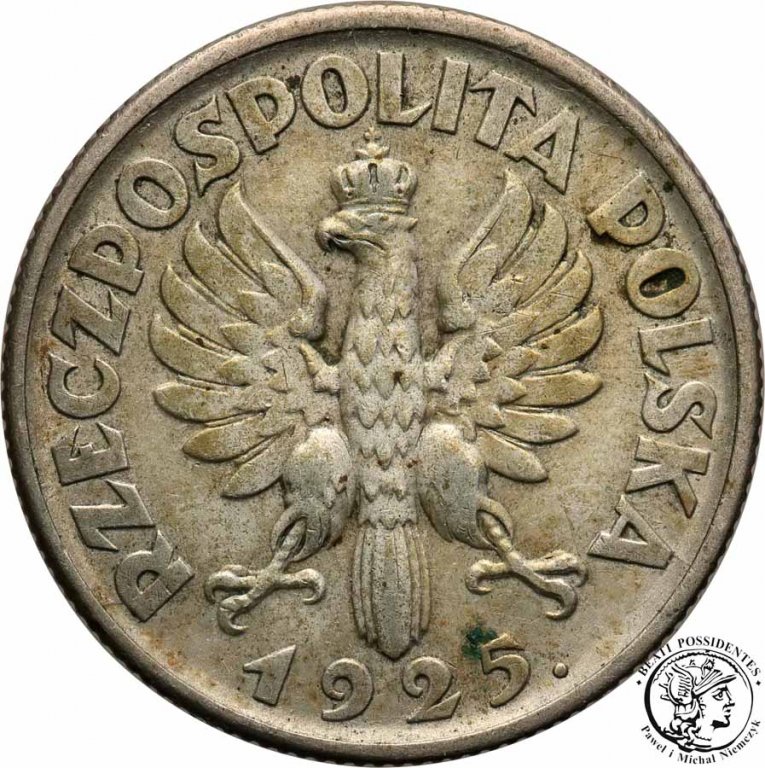 Polska II RP 1 złoty 1924 kobieta z kłosami st. 2-