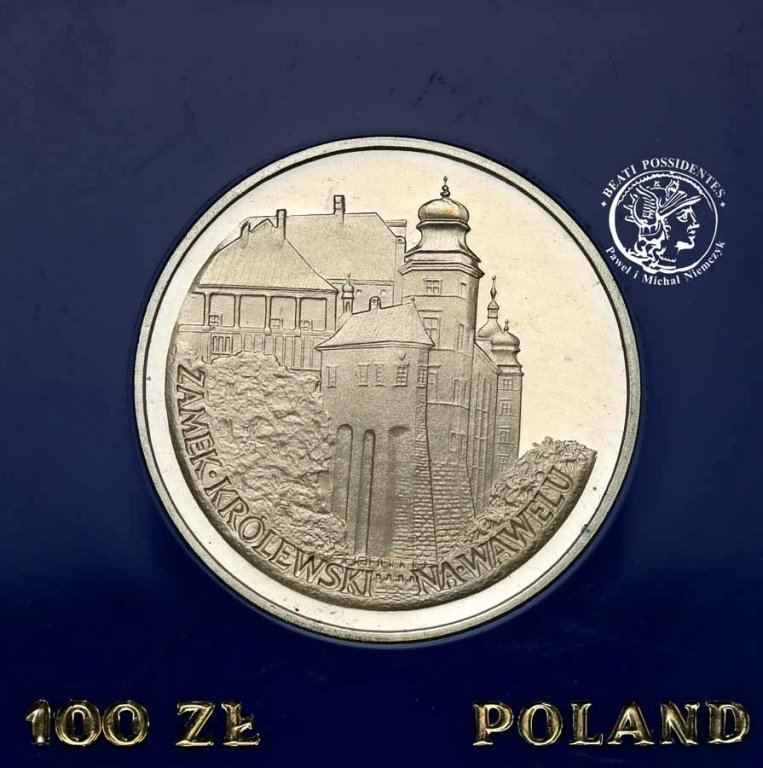 Polska PRL 100 złotych 1977 Wawel st.L-