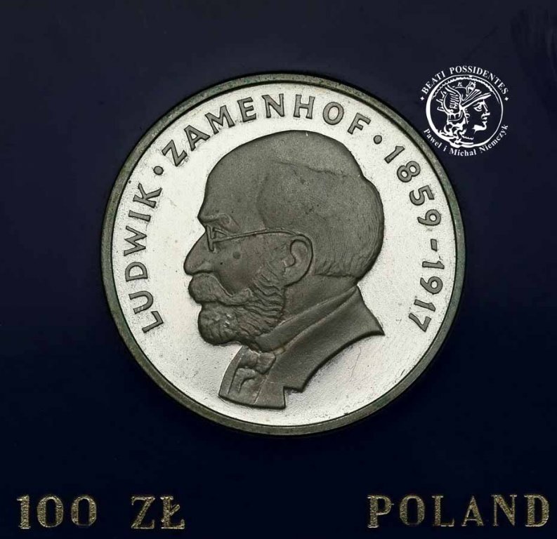 Polska PRL 100 złotych 1979 Ludwik Zamenhof st.L-