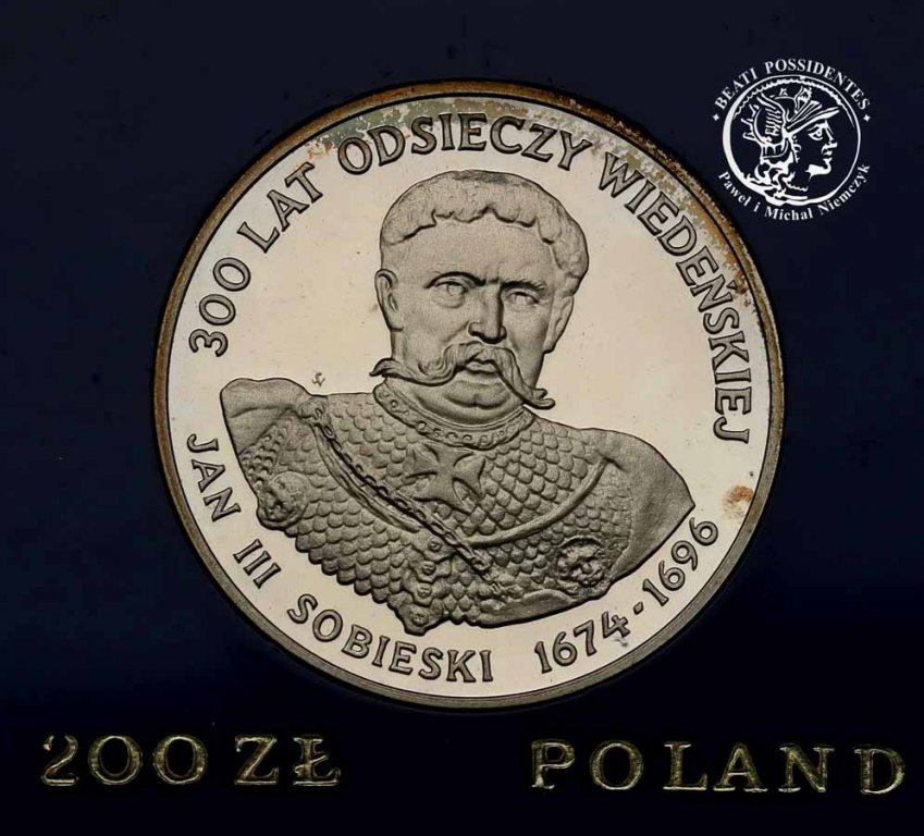 200 złotych 1983 Sobieski - Odsiecz Wiedeńska stL-