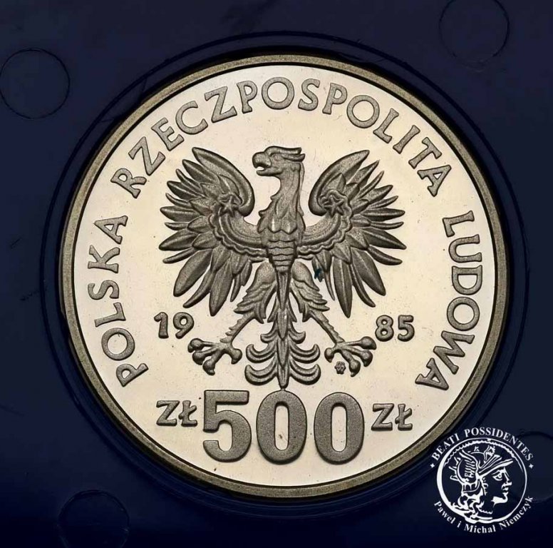 Polska PRL 500 złotych 1985 Przemysław II st.L