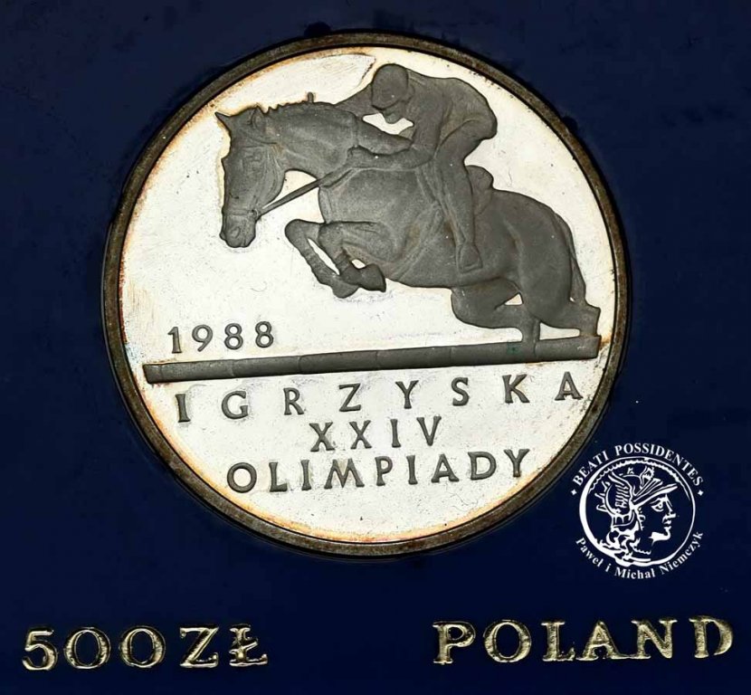 PRL 500 złotych 1987 XXIV Olimpiada Seul st.L-