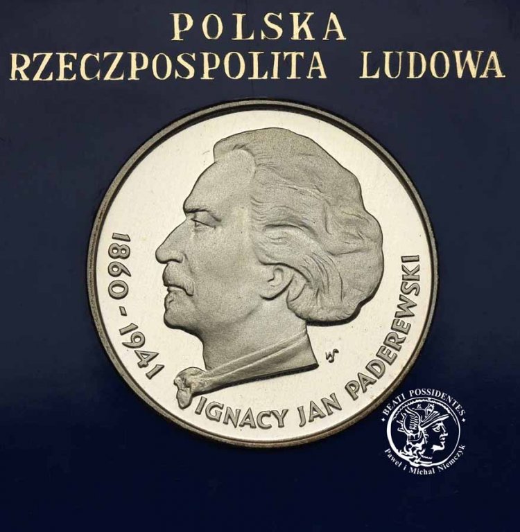 Polska PRL 100 złotych 1975 Paderewski st.L
