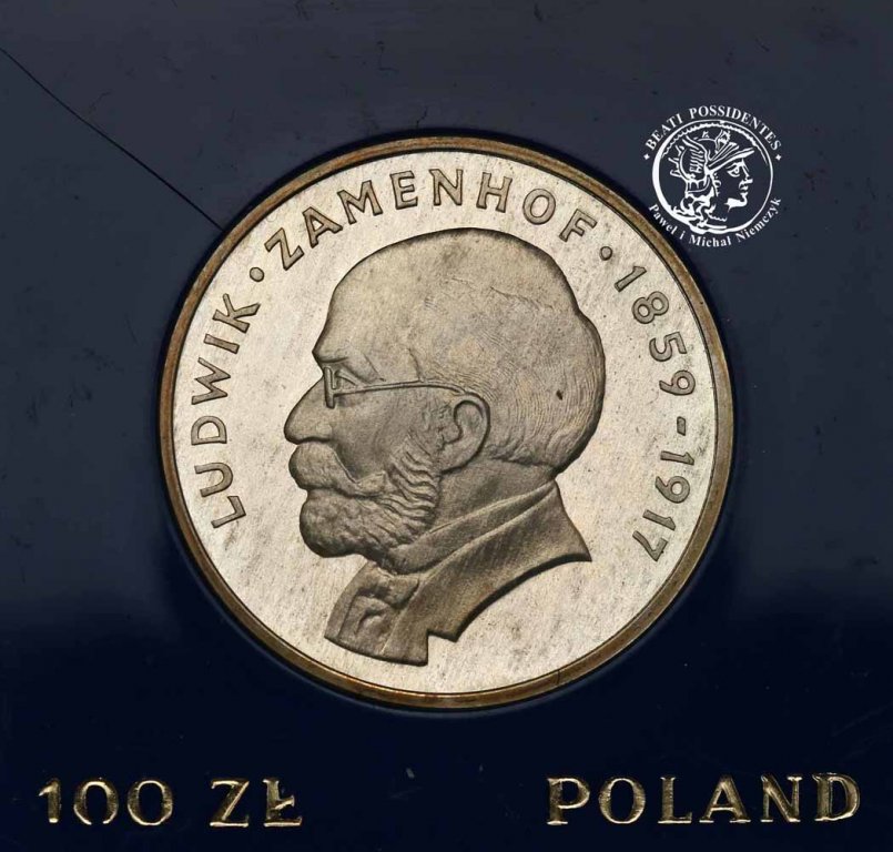 PRL 100 złotych 1979 Ludwik Zamenhof st.L