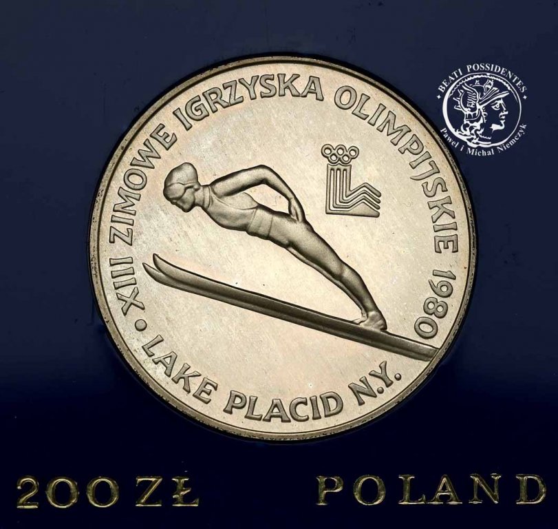 PRL 200 złotych 1980 Lake Placid st.L