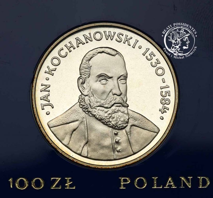 PRL 100 złotych 1980 Kochanowski st.L