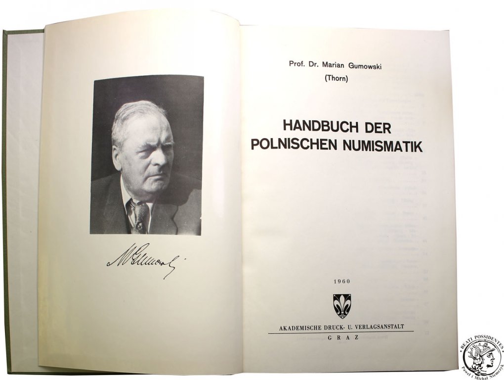 M. Gumowski - HANDBUCH DER POLNISCHEN NUMISMATIK