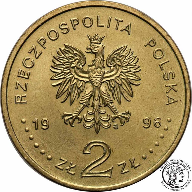 Polska III RP 2 złote 1996 Sienkiewicz st. 1