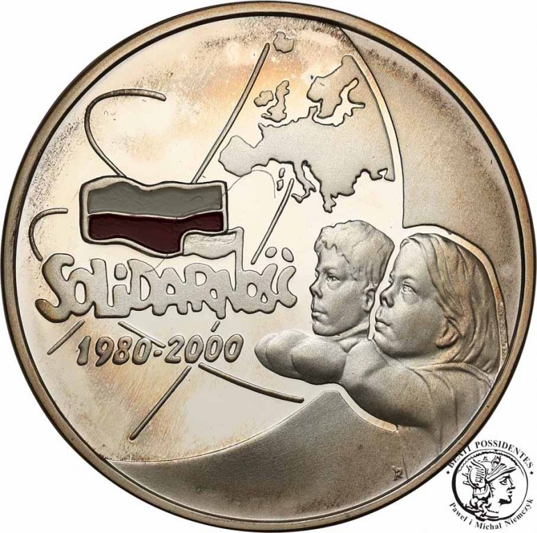 III RP 10 złotych 2000 Solidarność st.L