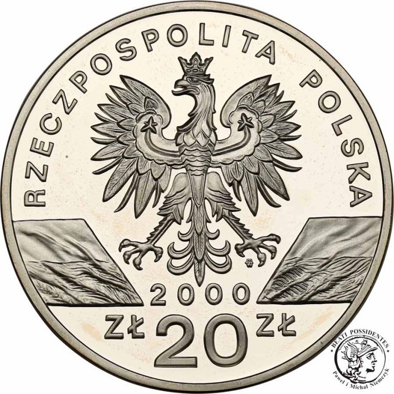III RP 20 złotych 2000 Dudek st.L