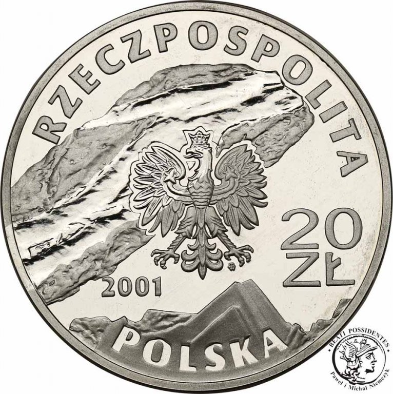 III RP 20 złotych 2001 Wieliczka st.L-