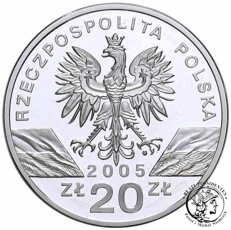 III RP 20 złotych 2005 puchacz st.L