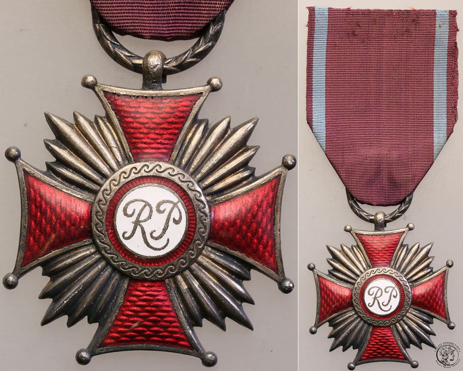 Polska PRL srebrny Krzyż Zasługi - Bierut