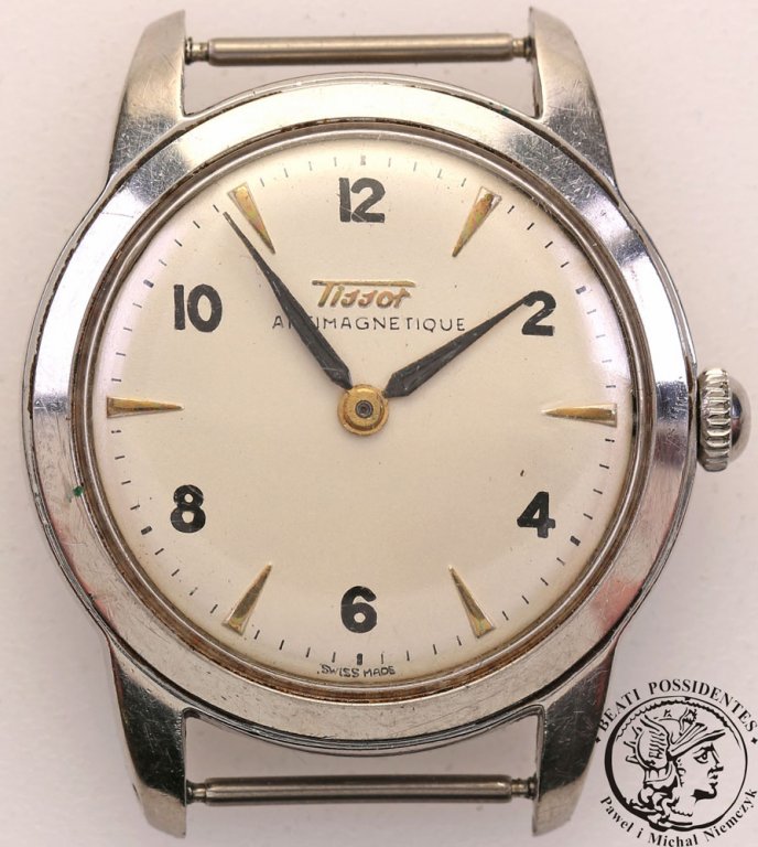 Szwajcaria TISSOT zegarek męski stalowy