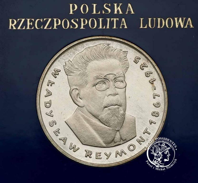 Polska PRL 100 złotych 1977 W. Reymont st.L-