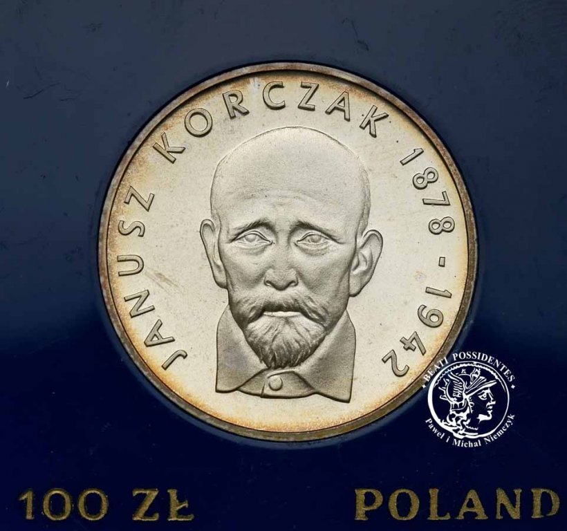 Polska PRL 100 złotych 1978 Janusz Korczak st.L