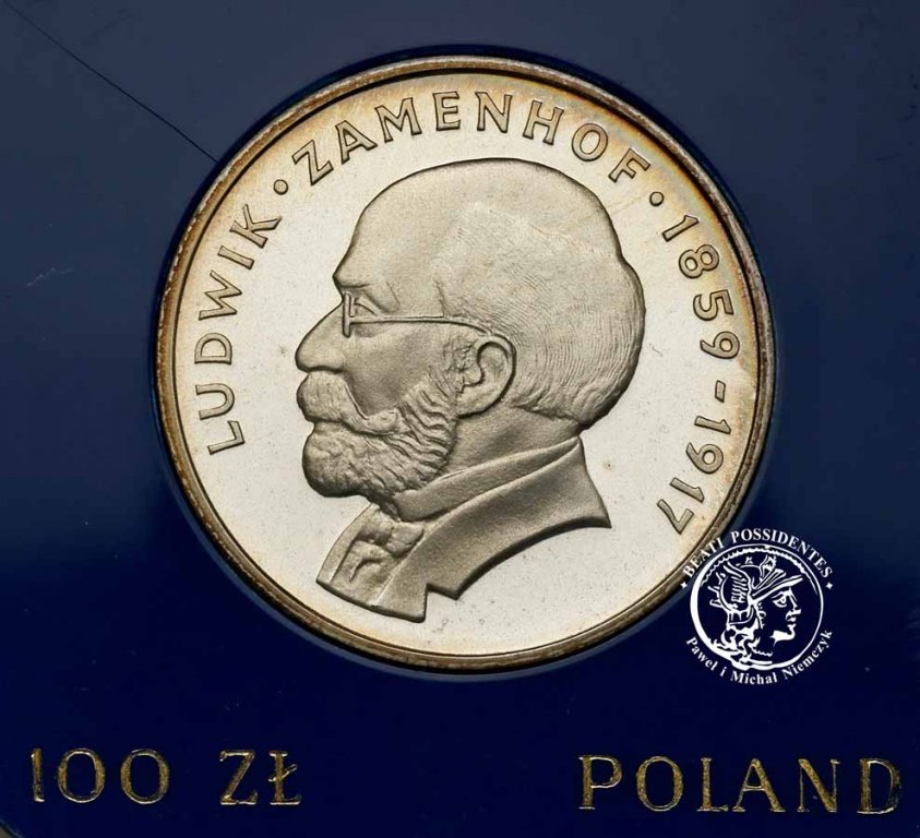 PRL 100 złotych 1979 Ludwik Zamenhof st.L-