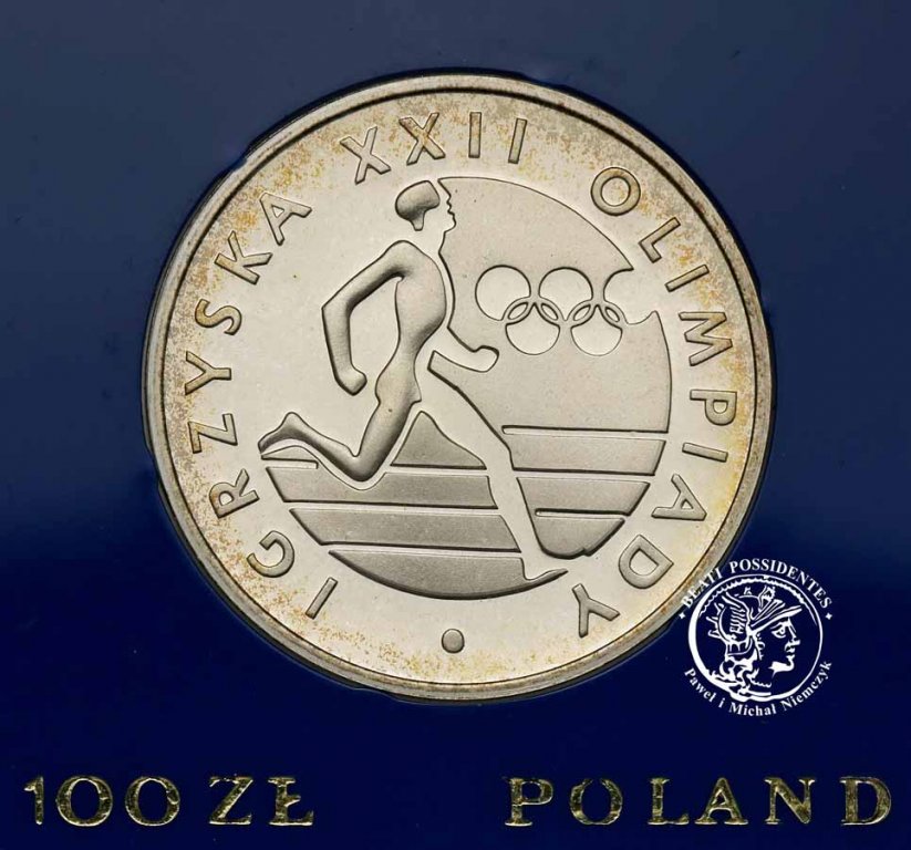 PRL 100 złotych 1980 Igrzyska XXII Olimpiady st.L-