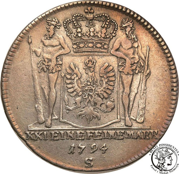 Niemcy Brandenburg Bayreuth gulden 1794 S st.3