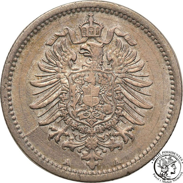 Niemcy 50 Fenigów 1876 A st.3