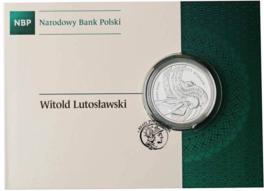 Polska III RP 10 złotych 2013 W. Lutosławski st.L