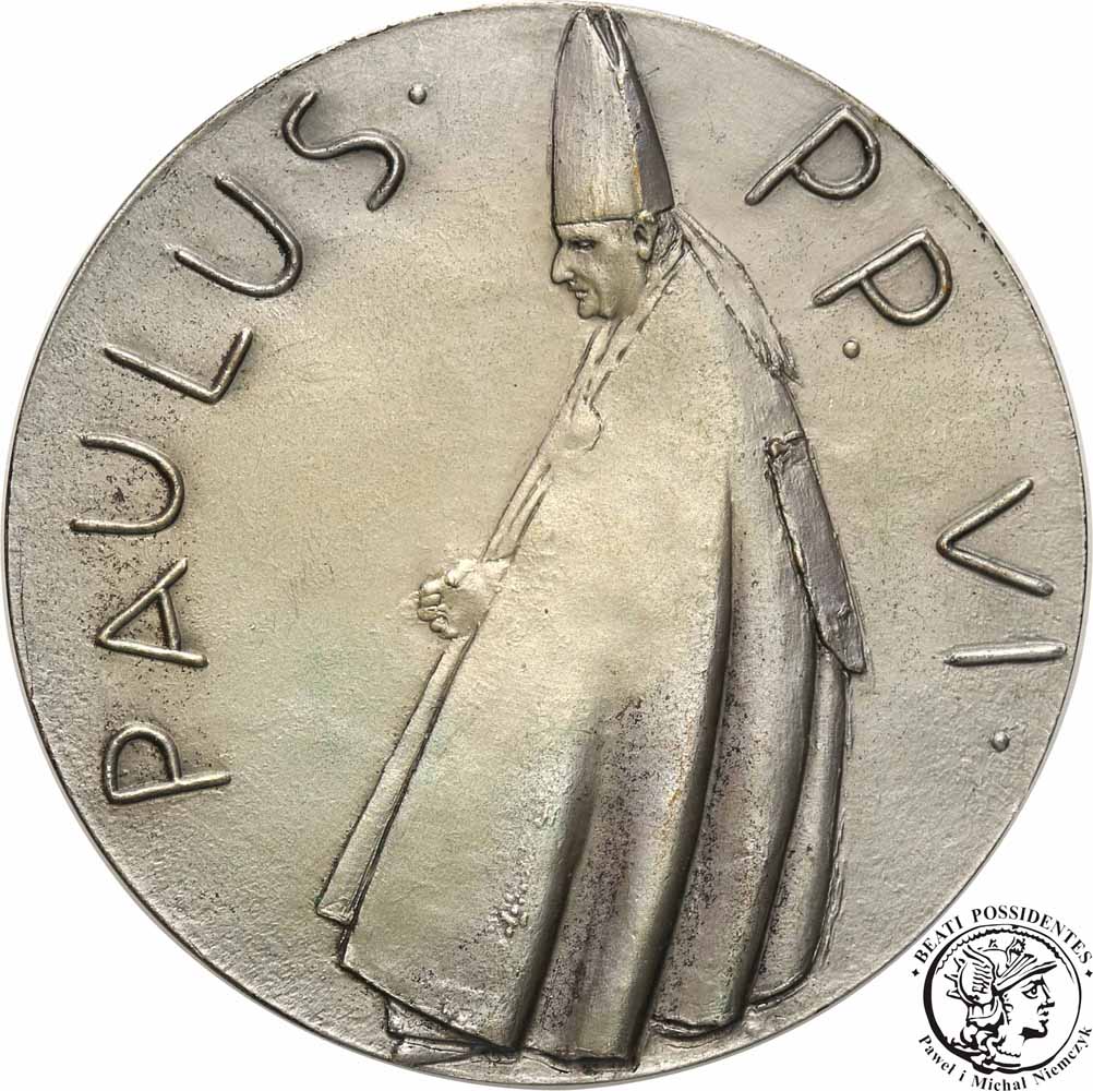 Watykan medal anualny ANNO XV Paweł VI SREBRO st1