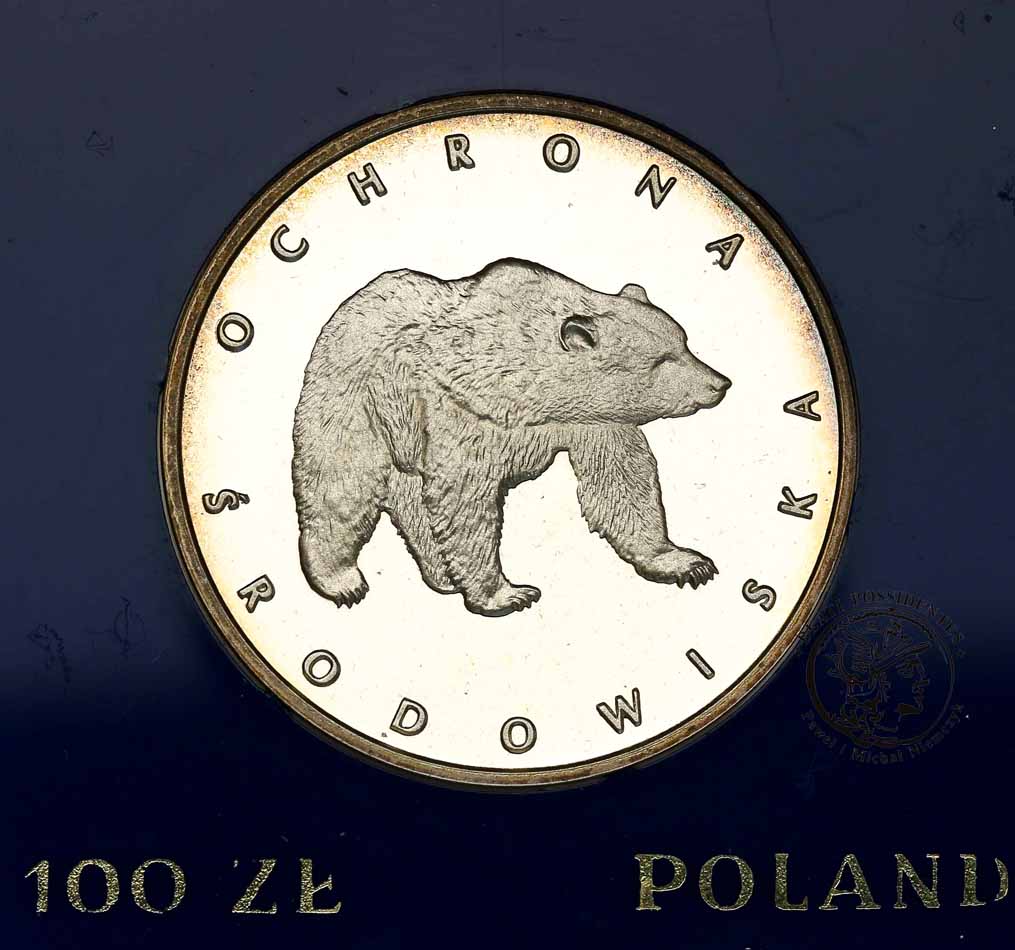 PRL 100 złotych 1983 Niedźwiedź st.L-