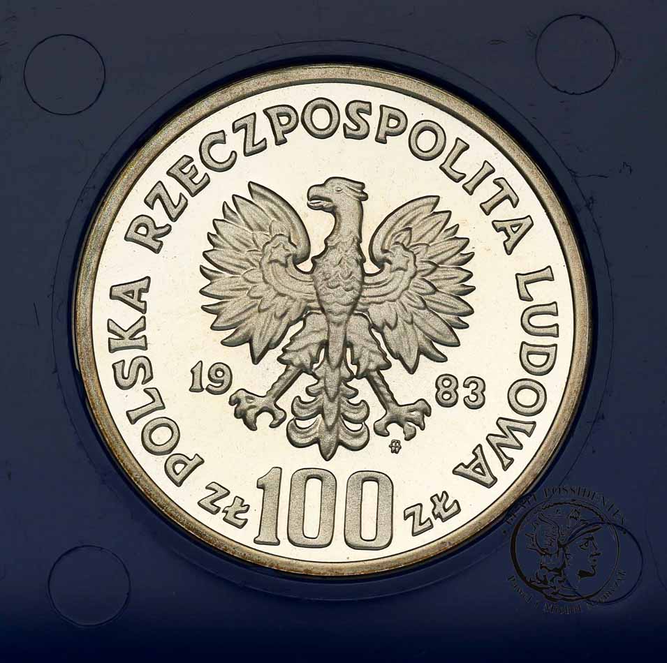 PRL 100 złotych 1983 Niedźwiedź st.L-