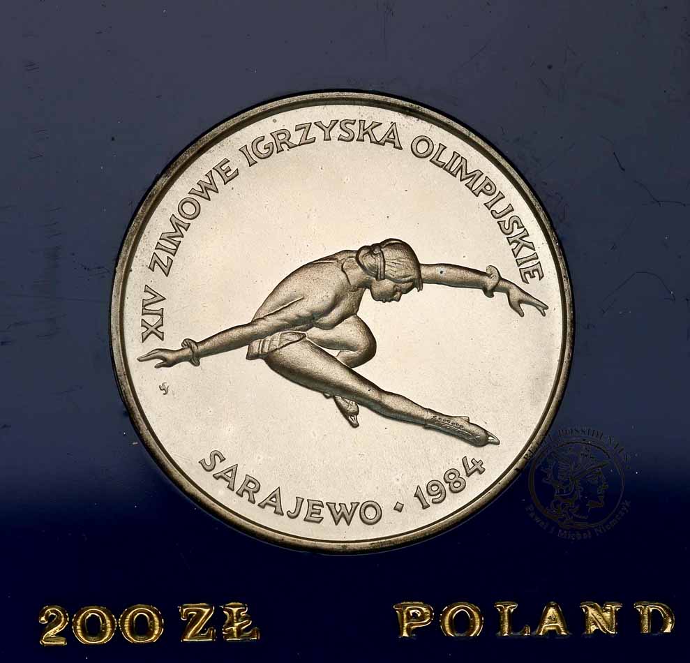 PRL 200 złotych 1984 Sarajewo st. L