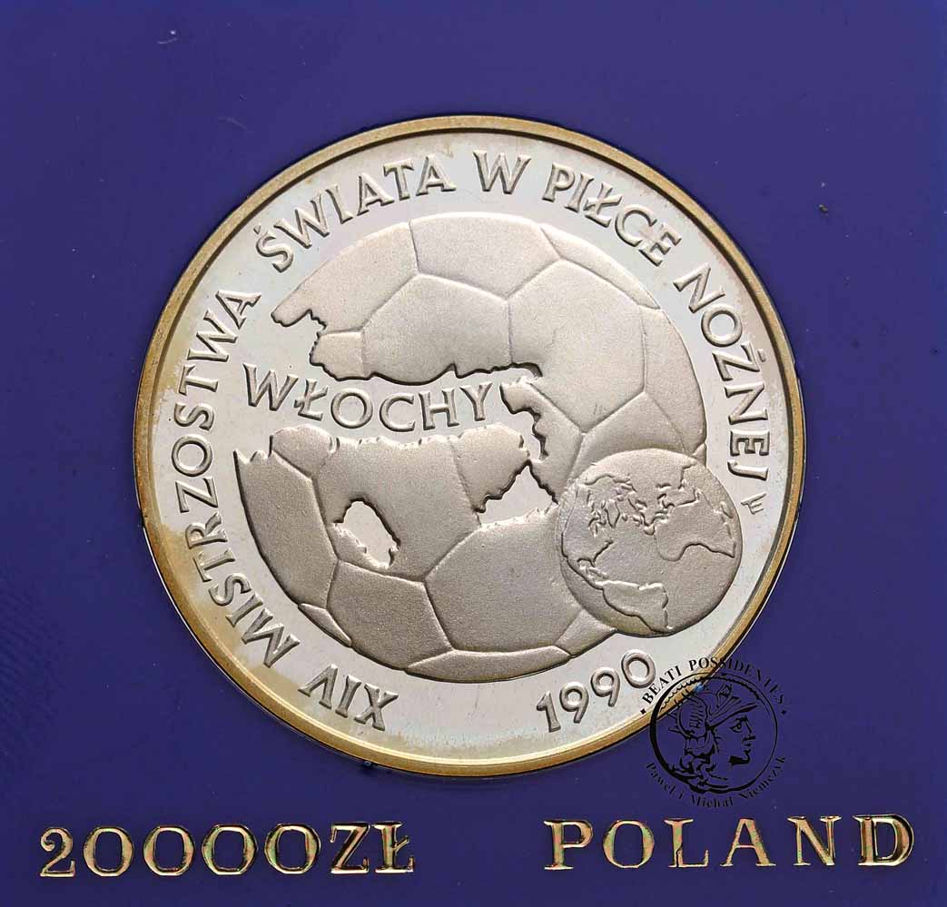 PRL 20 000 złotych 1989 FIFA Włochy st.L