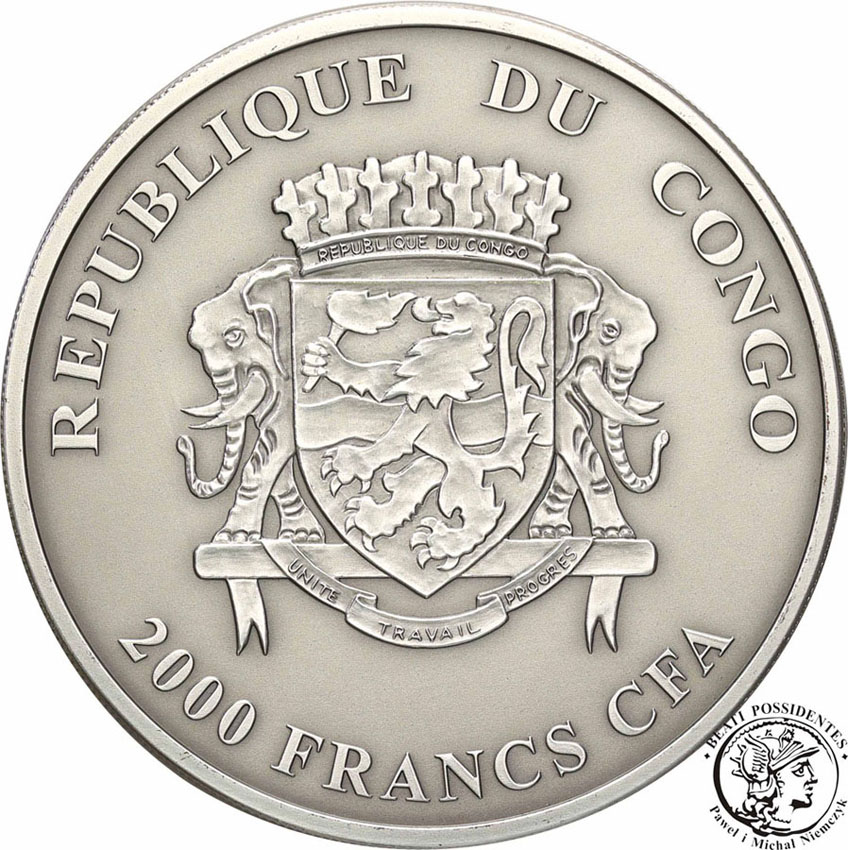 2000 franków 2013 surykatki SREBRO 3 uncje st.1