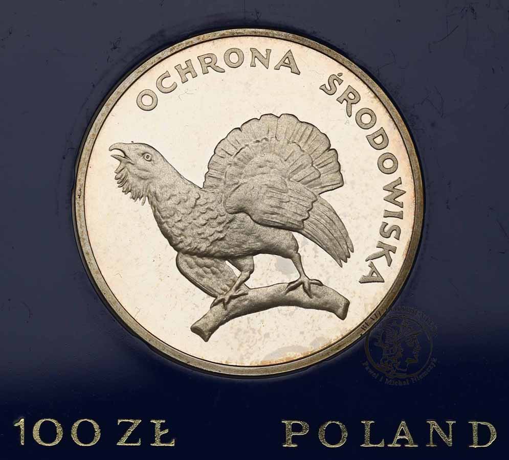 100 złotych 1980 Głuszec Ochrona Środowiska st.L-