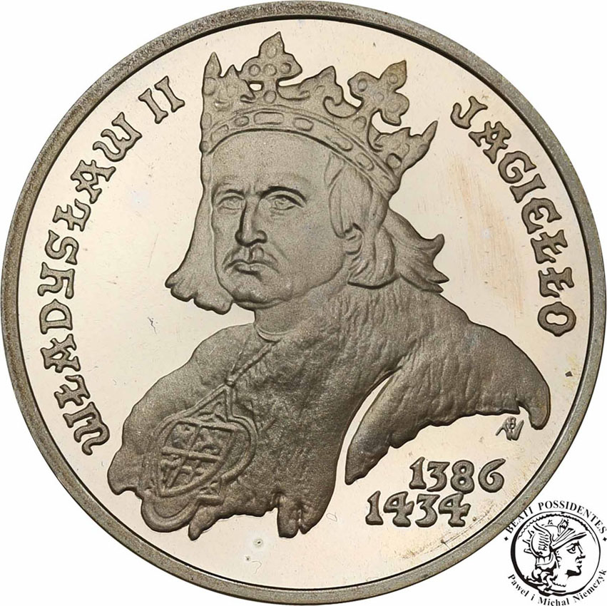 5000 złotych 1989 Jagiełło popiersie st. L-